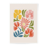Abstract Floral Photographic Print, Modern Flower Art Print, Botanical Wall Decor, Colorful Floral Print, Home Decor, Minimalist Art - Tawshia